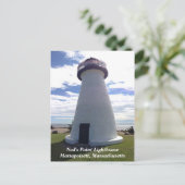 Ned's Point Lighthouse Mattapoisett, Massachusetts Postkarte (Stehend Vorderseite)