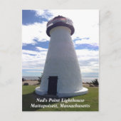 Ned's Point Lighthouse Mattapoisett, Massachusetts Postkarte (Vorderseite)