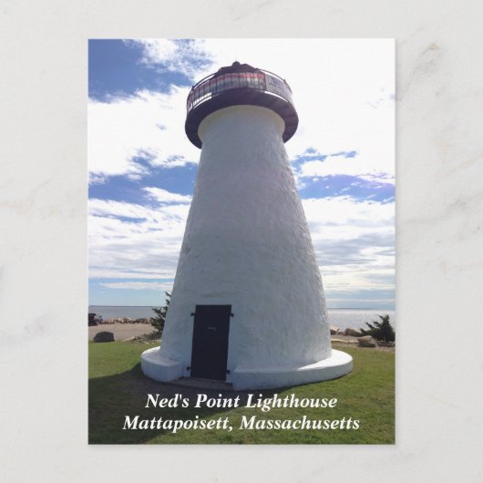 Ned's Point Lighthouse Mattapoisett, Massachusetts Postkarte (Vorderseite)