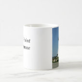 Neds Punkt-Leuchtturm Kaffeetasse (Mittel)