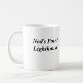 Neds Punkt-Leuchtturm Kaffeetasse (Links)