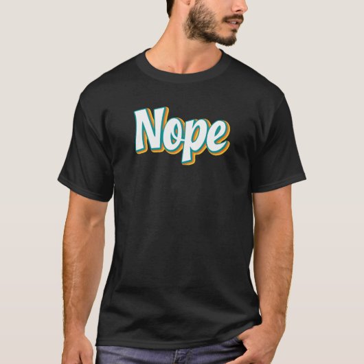Nee Retro T-Shirt (Vorderseite)
