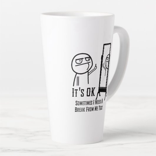 Need a Break Milchtasse (Rechte Ecke)