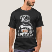 Need for Speed Tortoise – Funny Lazy Racer T-Shirt (Vorderseite)