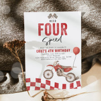 Need Four Speed Dirt Bike Boy 4. Geburtstag Party