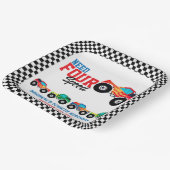 Need Four Speed Monster Truck Geburtstag Pappteller (Gewinkelt)