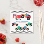 Need Four Speed Monster Truck Paper Napkin Serviette (Beispiel)
