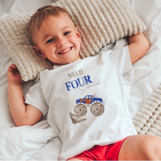 Need Four Speed Monster Truck Shirt