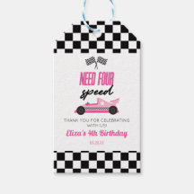 Need Four Speed Pink Race Car 4. Geburtstag Party