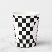 Need Four Speed Pink Race Car 4th Birthday Party Pappbecher (Links)