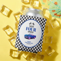 Need Four Speed Sports Car Blue Vierte Geburtstag