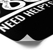 Need Help Call 988  Poster (Ecke)