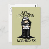 Need Hugs Postkarte (Vorne/Hinten)