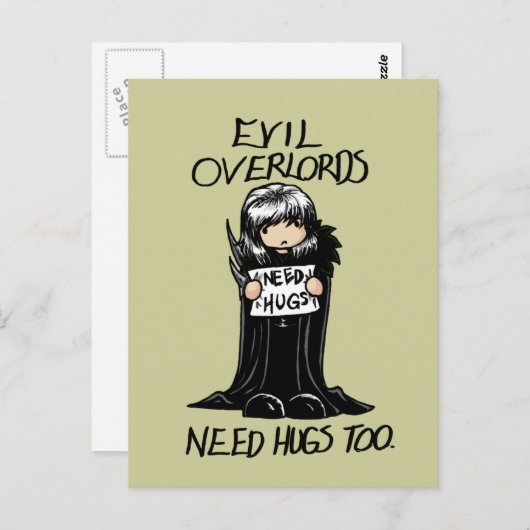 Need Hugs Postkarte (Vorne/Hinten)