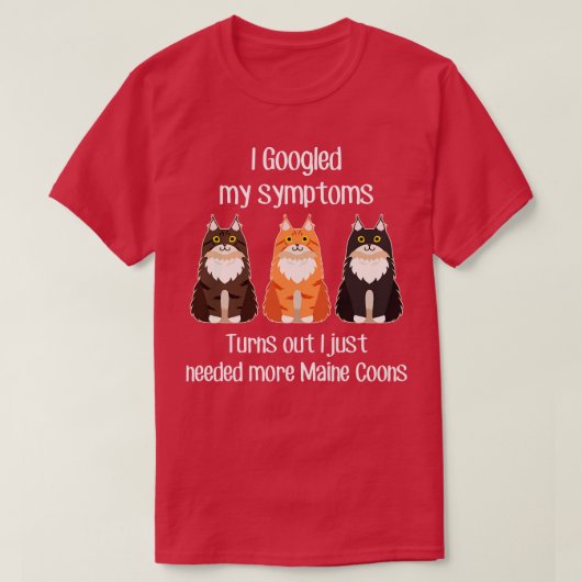 Need Maine Coon Cat T-Shirt (Design vorne)