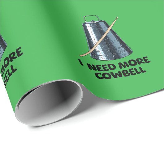 Need More Cowbell Geschenkpapier (Rolleneckpunkt)