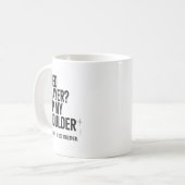 Need Prayer Tap My Shoulder Bible Verse Christian Kaffeetasse (Vorderseite Links)