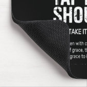 Need Prayer Tap My Shoulder Bible Verse Christian Mousepad (Ecke)