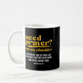Need Prayer Tap My Shoulder Christian Men Women (o Kaffeetasse (Links)