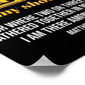 Need Prayer Tap My Shoulder Christian Men Women (o Poster (Ecke)