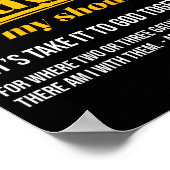 Need Prayer Tap My Shoulder Christian Men Women (o Poster (Ecke)