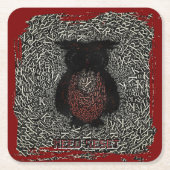 Need reset funny rechteckiger pappuntersetzer (Vorderseite)