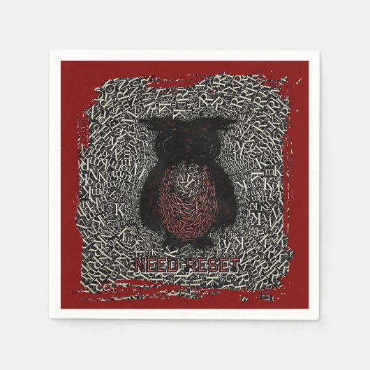 Need reset funny serviette (Vorderseite)