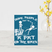 Need Sarcasm Pat Just Humor Back People Some Stick Karte (Gelbe Blume)