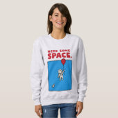 Need Some Space Funny Astronaut Balloon Space Pun Sweatshirt (Vorne ganz)