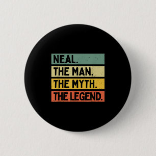 Need the Man The Myth The Legend Funny personalisi Button