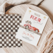 Need VIUR Speed Race Car Einladung zum Geburtstag