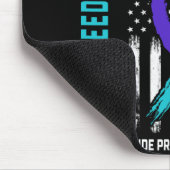 Needed A Hero God Cked Dad Suicide Awareness Fla  Mousepad (Ecke)