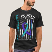 Needed A Hero God Cked Dad Suicide Awareness Fla T-Shirt (Vorderseite)