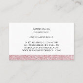 Needle Schneider Seamstressveränderungen Visitenkarte (Rückseite)