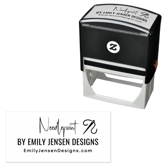 Needlepoint #1 Website des Firmennamens URL Permastempel (Beispiel)
