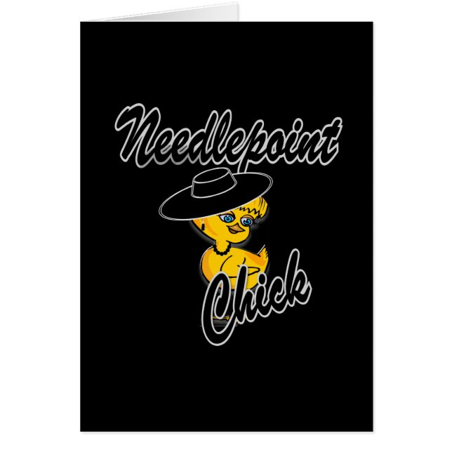Needlepoint Chick #4 (Vorne)