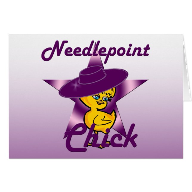 Needlepoint Chick #9 (Vorderseite (Horizontal))