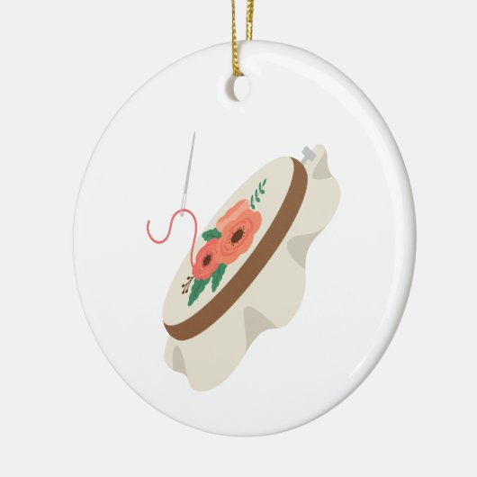 Needlepoint Keramik Ornament (Links)