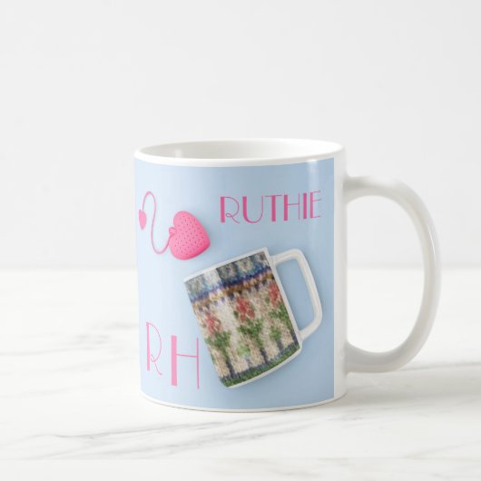 Needlepoint Personalisiert Ruthie Kaffeetasse (Rechts)