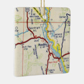Needles CA Vintage Karte Keramikornament (Rechts)