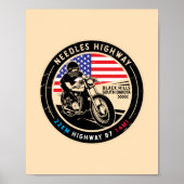 Needles Highway South Dakota Motorrad Poster (Vorne)