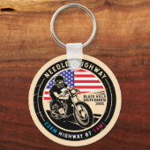 Needles Highway South Dakota Motorrad Schlüsselanhänger (Vorderseite)