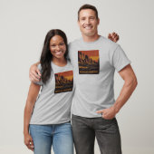 Needles Highway South Dakota Red Sky T-Shirt (Unisex)