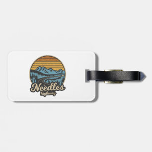 Needles Highway South Dakota Retro Gepäckanhänger