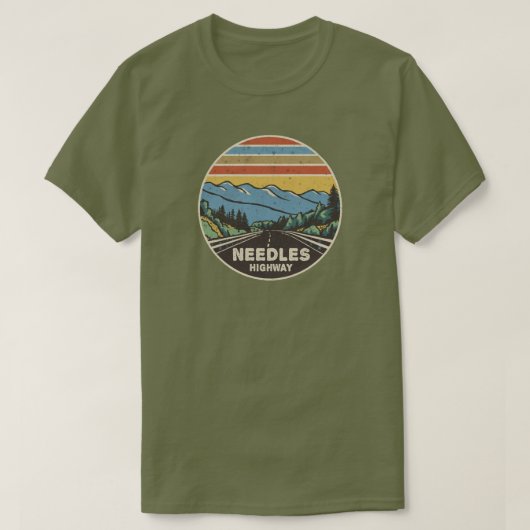 Needles Highway South Dakota T-Shirt (Design vorne)