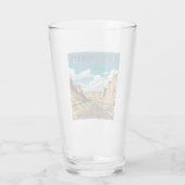 Needles Highway Süd Dakota Landschaft Glas (Rückseite)
