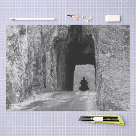 Needles Highway Tunnel Seidenpapier (Handwerk)