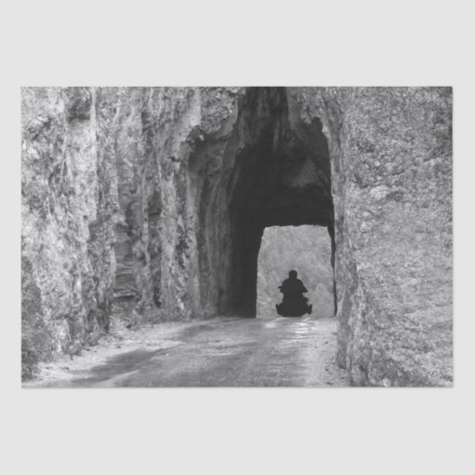 Needles Highway Tunnel Seidenpapier (Vorderseite)