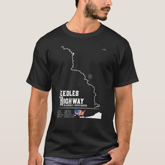 Needles Highway US87 USA Black Hills SD 03  T-Shirt (Vorderseite)