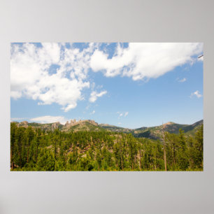 Needles Highway View, South Dakota Poster